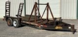 2012 Belshe 16' Equipment Trailer