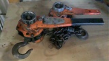 (2) Assorted Lever Ratchet Chain Hoist