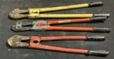 (3) Assorted Bolt Cutters