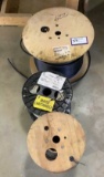(3) Partial Spools of Assorted Wire