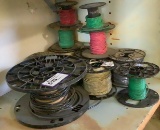 (10) Partial Spools of Assorted Wire