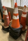 (Approx 50) Assorted Traffic Cones