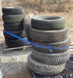 (11) Assorted Tires and Wheels