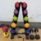 Dumbbells, Kettle Bells & Rack