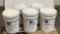 (5) Crown 5 Gal White Traffic Marking Paint