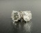 $18,850 14kt Diamond Earrings