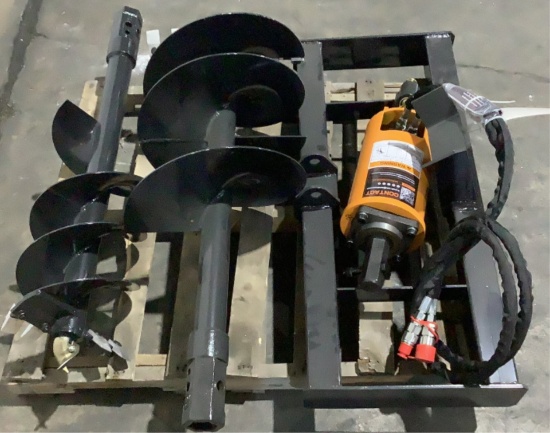 2024 Wolverine 12" & 18" Auger Skid Steer Attachme