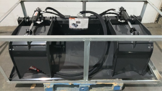 2023 Wolverine 72" Grapple Bucket Skid Steer Attac