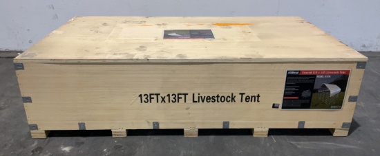 All Metal 13'x13' Livestock Tent K1310