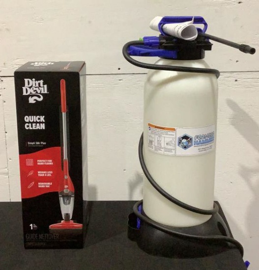 Foam Sprayer & Vacuum