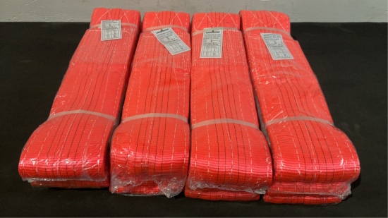 (4) Land Honor 5 Ton x 6m Polyester Rigging Slings