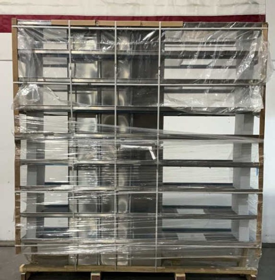 (9) Naks 4 Compartment 24in X 92in Sink Top DS3C12