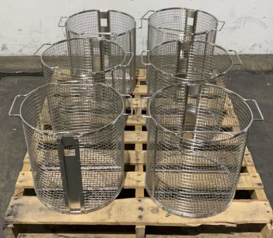 (6) 14.5"x15" Wire Fryer Basket