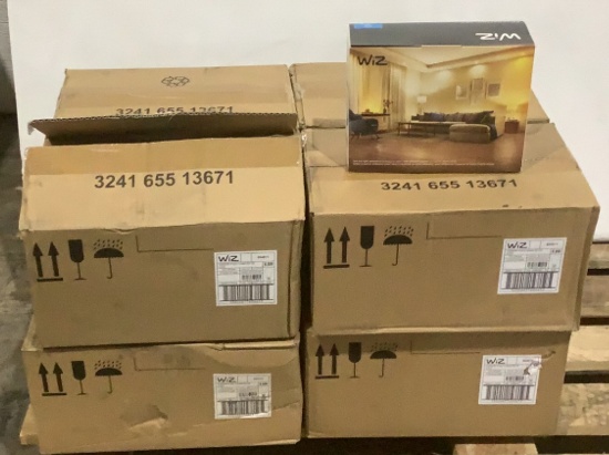 (32) Wiz 3 Pack 60 Watt LED Smart Bulbs 604611