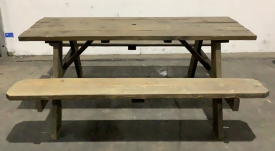 Wooden Picnic Table