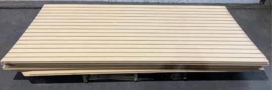 (7) 8'x4' Slat Walls