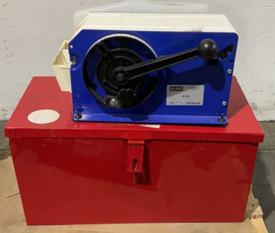 Tool Box & Tape Machine