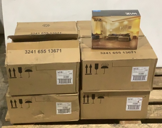 (32) Wiz 3 Pack 60W LED Smart Bulbs 604611