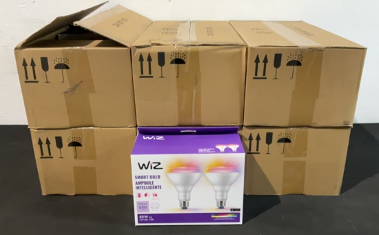 (24) Wiz 2 Pack 65W LED Smart Bulbs