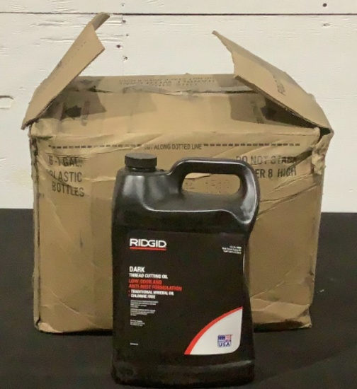 (6) Ridgid 6 Gallon Of Dark Thread Cutting Oil 708