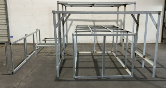 (5) Assorted Steel Crates