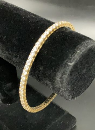 $5850 14Kt Gold Diamond Bracelet