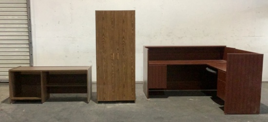 Desks And Cabinet