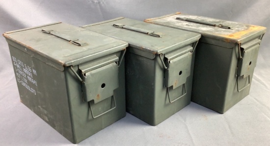 (3) PA-108 "Fat 50" Ammo Cans Grade 3