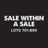 Sale within a Sale - Lots 701-899