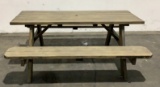 Wooden Picnic Table