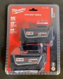 Milwaukee0 2 Pack 18V Batteries 48-11-1852
