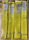 (4) Land Honor 3 Ton x 6m Polyester Rigging Slings