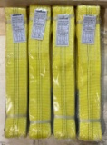 (4) Land Honor 3 Ton x 2m Polyester Rigging Slings