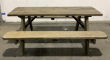 Wooden Picnic Table
