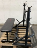 Bench, Squat Rack & Pull-Up Bar