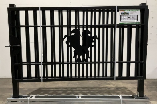 All Metal 7'x20' Metal Farm Driveway Gate K2007N