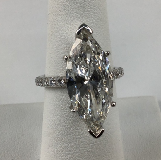 $18,750 14kt White Gold Diamond Ring