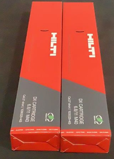 (2000) HILTI Rounds Of Powder Actuated Ammo M40