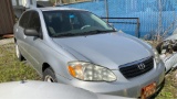 *SEIZURE* 2005 Toyota Corolla LE FWD INOP OFFSITE