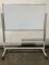 Rolling Sliding Dry Erase Board