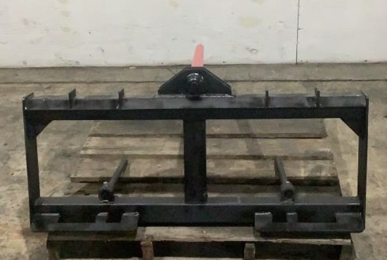 Bale Spear Skid Steer Attachment