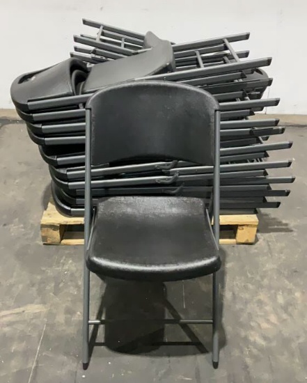 (20) Lifetime Folding Chairs