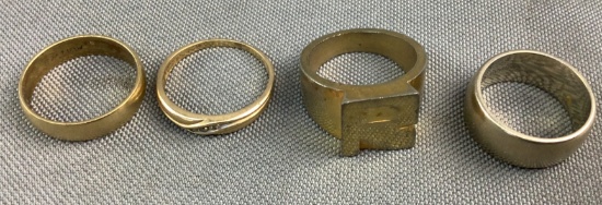 (4) Assorted Rings
