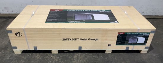 KJ 20'x30' Metal Garage K2030