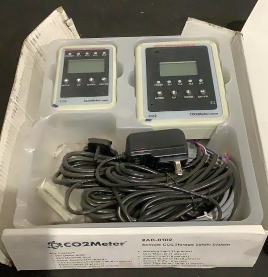 C02 Meter Remote C02 Storage Safety System RAD-010