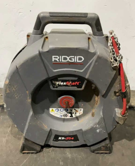 Ridgid Drain Cleaning Machine Flex Shaft K9-204