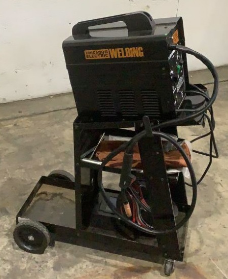 Chicago Electric Flux Wire Welder With Cart