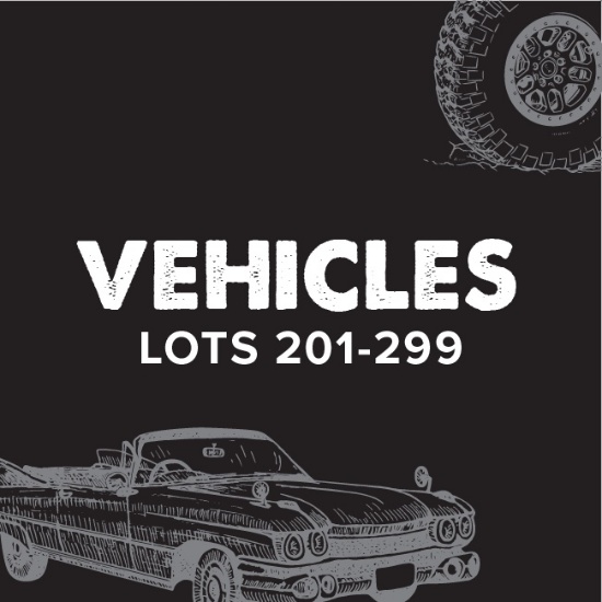 Vehicles - Lots 201-299