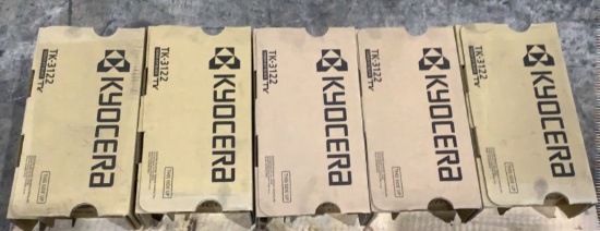 (5) Kyocera Toner Kits TK-3122