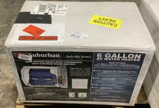 Suburban 6 Gallon R.V. Water Heater